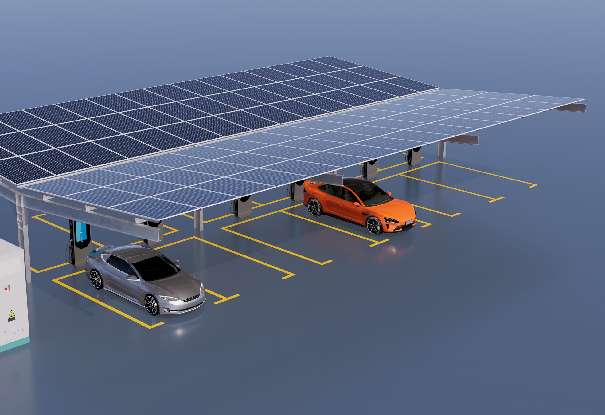 Solární carport